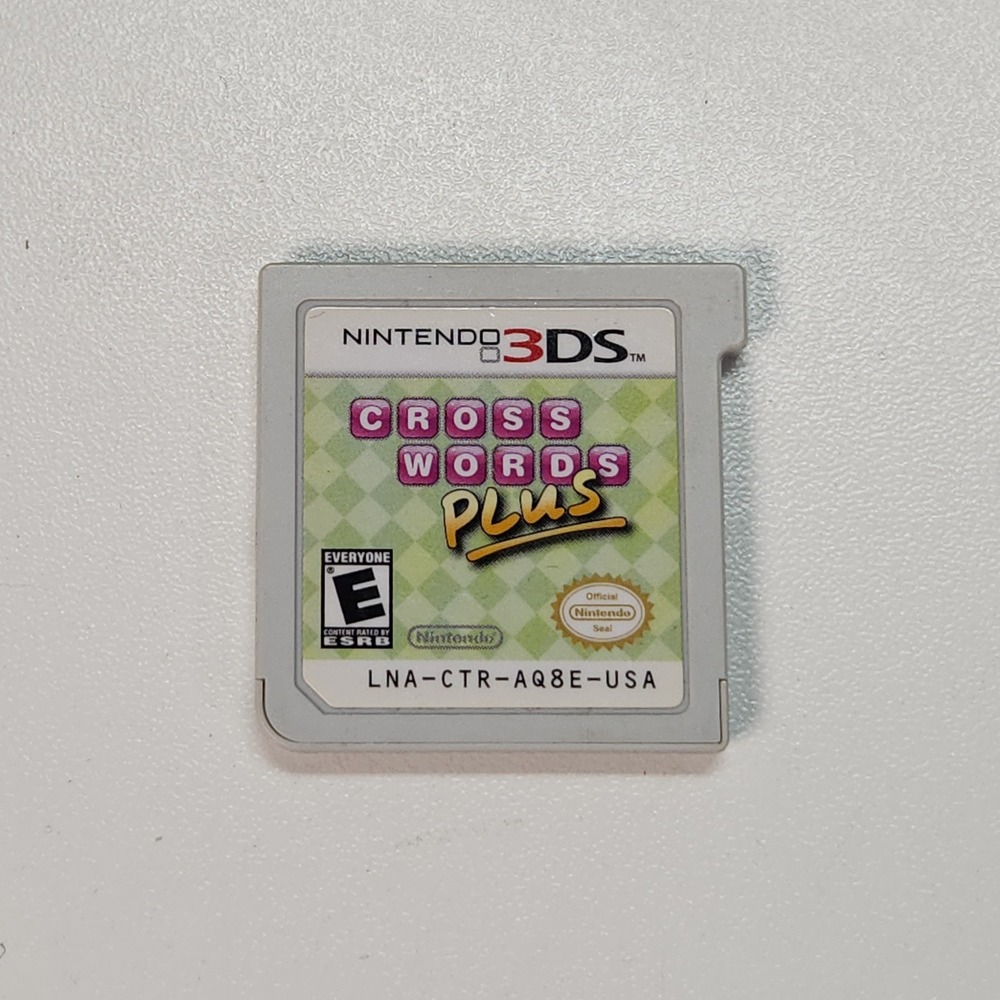 Crosswords Plus Nintendo 3DS Cartridge Only LNA-CTR-AQ8E-USA Puzzle Game